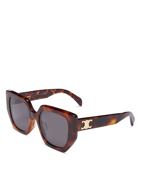 CELINE Triomphe Butterfly Sunglasses, 55mm 